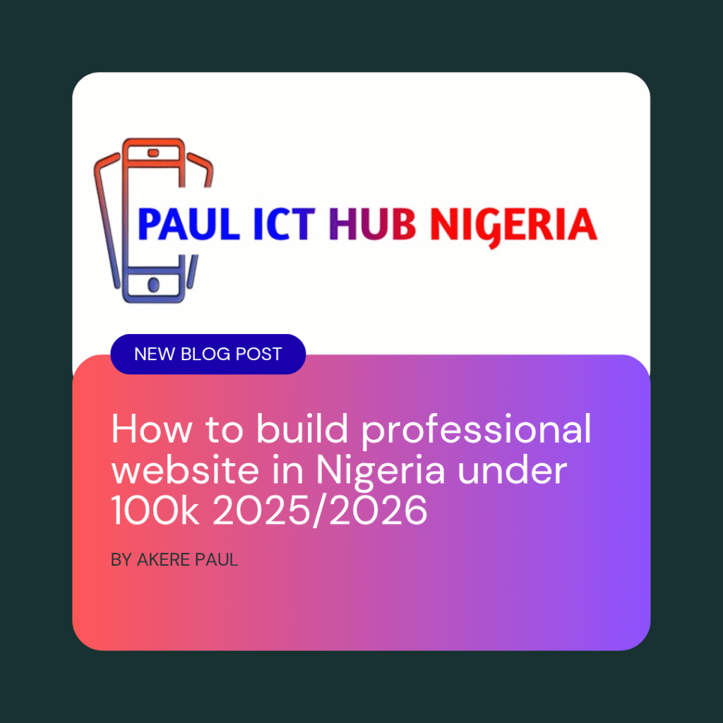 professional website